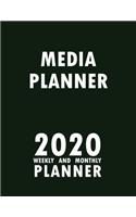 Media Planner 2020 Weekly and Monthly Planner