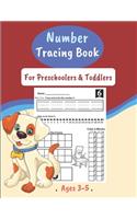 Number Tracing Book For Preschoolers & Toddlers Ages 3-5