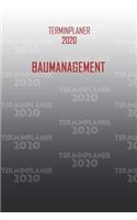 Terminplaner 2020 Baumanagement: Organisator für Beruf und Studium Baumanagement. Terminkalender, Taschenkalender, Wochenplaner, Jahresplaner, Kalender 2019 - 2020 zum Planen und Or