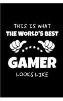 The World's Best Gamer: Funny Gag Gifts for Gamers, Birthday Novelty Gifts, Unique Christmas Gift Ideas, Small Lined Notebook