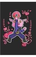 Funny Police Pig Notebook: Graph Paper Journal 6x9 - 120 Pages