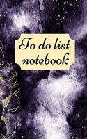 To do list Notebook