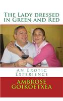 Lady Dressed in Green and Red