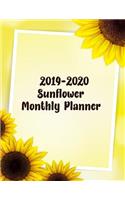 2019-2020 Sunflower Monthly Planner: 24 Months Pretty Simple Calendar Planner - Get Organized. Get Focused. Take Action Today and Achieve Your Goals