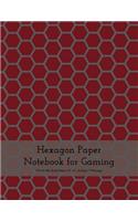 Hexagon Paper Notebook for Gaming