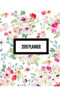 2019 Planner: Weekly & Monthly Calendar Schedule Organizer Inspirational Quotes, Notes & Check Listjanuary2019 Through to December 2019 Paperback
