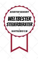 Notizbuch - Zertifiziert - Weltbester - Steuerberater