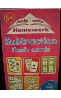 Subtraction 5+ Flash Cards