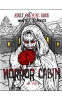 Adult Coloring Book Horror Cabin