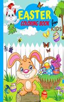 Easter Coloring Book For Kids Ages 4-8