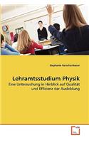 Lehramtsstudium Physik