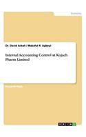 Internal Accounting Control at Kojach Pharm Limited