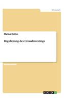 Regulierung des Crowdinvestings