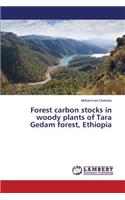 Forest carbon stocks in woody plants of Tara Gedam forest, Ethiopia
