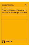 Externe Corporate Governance Und Ineffiziente Kapitalmarkte