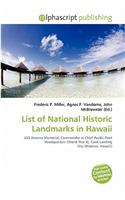 List of National Historic Landmarks in Hawaii: (English)