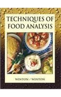 Techniques Of Food Analysis