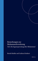 Fritz Meier, Nachgelassene Schriften, Band 1. Bemerkungen Zur Mohammedverehrung, Teil 1. Die Segenssprechung Über Mohammed