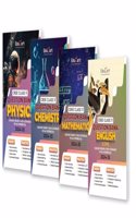 Educart CBSE Class 11 Question Bank PHYSICS, CHEMISTRY, MATHEMATICS & ENGLISH 2024-25 Bundle (Set of 4 Books) For 2025 Board Exams