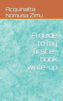 guide to my first e-book write-up