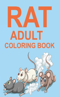 Rat Adult Coloring Book: Rat Coloring Book