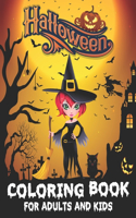 Halloween Coloring Book For Adults And Kids