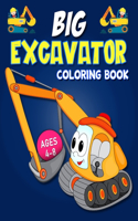 Excavator Coloring Book