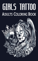 Girls Tattoo Adults Coloring Book