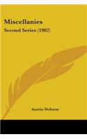 Miscellanies: Second Series (1902)(English)