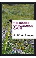 The Justice of Rumania's Cause