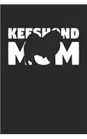 Keeshond Notebook 'Keeshond Mom' - Gift for Dog Lovers - Keeshond Journal: Medium College-Ruled Journey Diary, 110 page, Lined, 6x9 (15.2 x 22.9 cm)