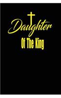 Daughter of the King: Christian 6x9 100 blank lined church journal notebook