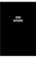 Judge Notebook - Judge Diary - Judge Journal - Gift for Judge