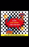 Blank Boat Captain Comic Strip Book
