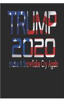 Trump 2020 - Make A Snowflake Cry Again: Republican Trump Supporter Political Themed Election 2020 Notebook Journal
