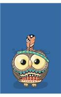 Eulen Notizbuch: Eulen Cover Design / 120 Seiten / Punktraster / DIN A5 + / Soft Cover / Optimal als Tagebuch, Bullet Journal, Rezeptbuch, Malbuch, Skizzenbuch usw.