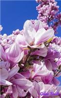 Color Freak: Magnolia Blossoms Flowers Floral 5x8 Inch Lined Notebook / Field Journal