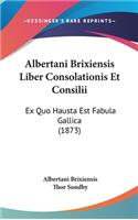 Albertani Brixiensis Liber Consolationis Et Consilii
