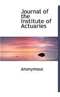 Journal of the Institute of Actuaries