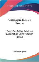 Catalogue de 501 Etoiles