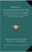 Biblical Commentary on the Epistles of St. John