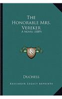 The Honorable Mrs. Vereker: A Novel (1889)(English)