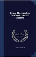 Ocular Therapeutics For Physicians And Students