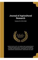 Journal of Agricultural Research; Volume 18, 1919-1920
