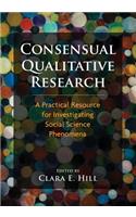 Consensual Qualitative Research