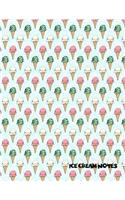 Ice Cream Notebook