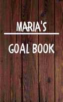 Maria's Goal Book: New Year Planner Goal Journal Gift for Maria / Notebook / Diary / Unique Greeting Card Alternative