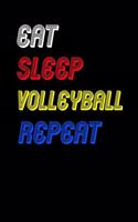 Eat Sleep volleyball Repeat Notebook Fan Sport Gift