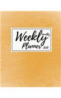 Weekly & Monthly Planner 2020