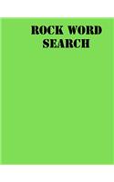 rock Word Search: large print puzzle book .8,5x11, matte cover, green,55 Music Activity Puzzle Book with solution